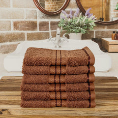 Rangoli Venetion 100% Cotton Face Towel |  Set of 6, 600 GSM