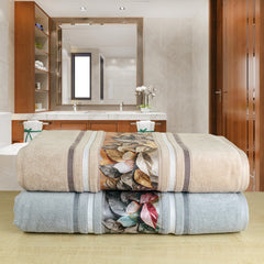 Oriental 450 GSM Bath Towels Set Of 2 | Ultra Soft & Highly Absorbent Towels