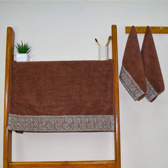 Sunshine 550 GSM Cotton Towel Set of 3 | Ultra Soft, Extra Absorbent Luxurious Towels