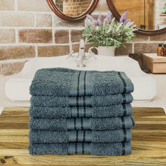 Rangoli Venetion 100% Cotton Face Towel |  Set of 6, 600 GSM