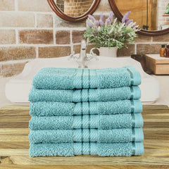 Rangoli Venetion 100% Cotton Face Towel |  Set of 6, 600 GSM