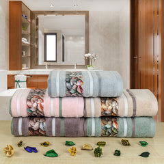 Oriental 450 GSM Hand Towel Set Of 5 | Ultra Soft & Highly Absorbent Towels