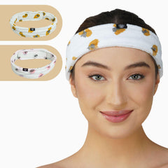 Leopard Print Cotton Hair Wrap | Quick Dry, Absorbent Shower Cap
