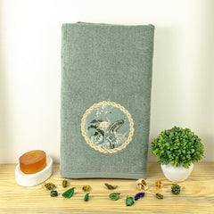 Prima Dream 100% Cotton Bath Towel (Applique Embroidery), 450 GSM