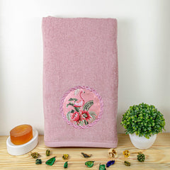 Prima Dream 100% Cotton Bath Towel (Applique Embroidery), 450 GSM