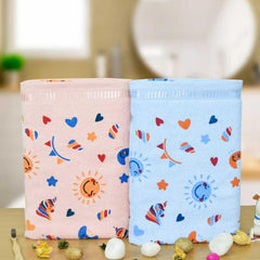 Rangoli Kids Unicorn Printed Cotton Bath Towel | Anti-Bacterial, Ultra Soft Towels for Girls and Boys, Pack of 2