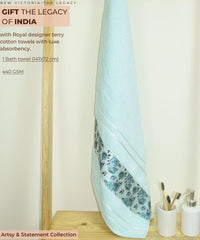 Rangoli Victoria 100% Cotton Bath Towel | Ultra Soft, Super Absorbent Luxurious Towels