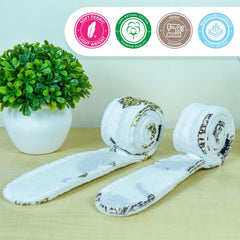 Jaguar Print Cotton Hair Wrap | Quick Dry, Absorbent Shower Cap