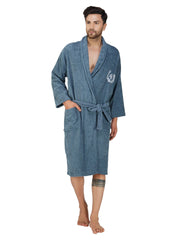 Rangoli Organic Bamboo Bathrobe for Men