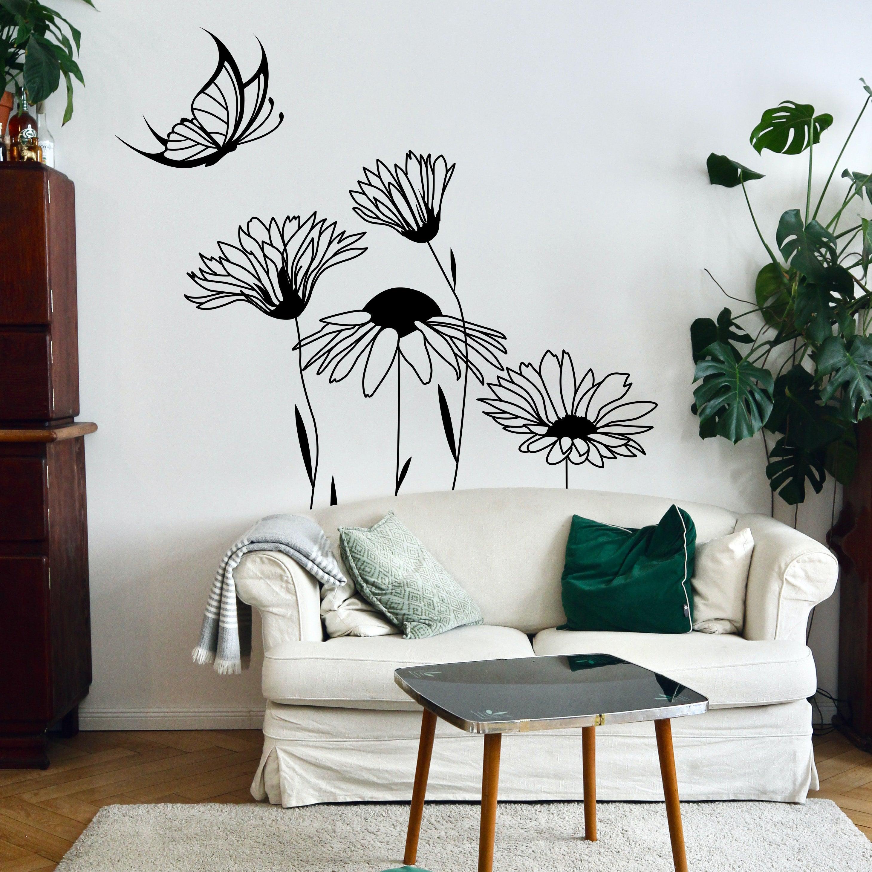 Butterfly Paradise Wall Sticker (130 x 120 cm) - Rangoli