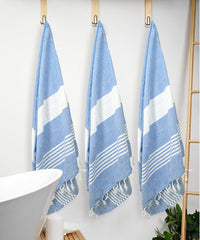 Cotton Bath Towel Unisex Set of 3, 200 GSM (165L X 85W)