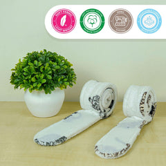 Jaguar Print Cotton Hair Wrap | Quick Dry, Absorbent Shower Cap