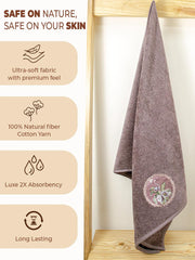 Prima Dream 100% Cotton Bath Towel (Applique Embroidery), 450 GSM