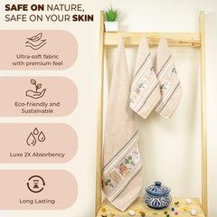 Regal 460 GSM Towel Set Of 3 | Ultra Soft & Highly Absorbent Towels