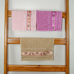 Royal Designed Rajvanshi 440 GSM Cotton Hand Towels , Set of 3