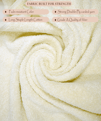 Rangoli Hygra Earthly Egyption Cotton 610 GSM Plush Oversized Bath Sheet (90 x 180 cm)