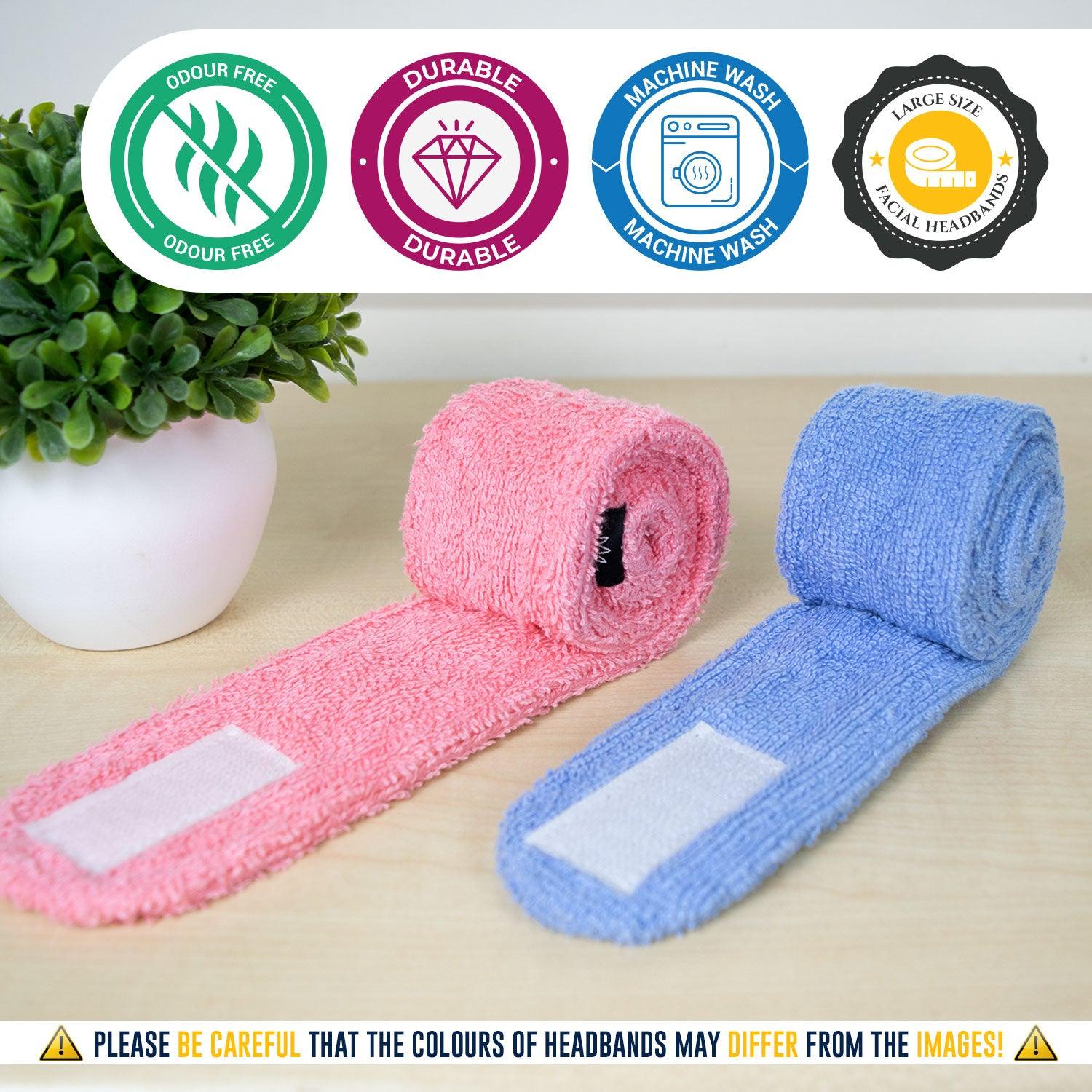 Cotton Headbands For Women & Girls | Multiuse Sweatbands (Pack of 2) - Rangoli