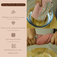 Sunshine 550 GSM Cotton Towel Set of 3 | Ultra Soft, Extra Absorbent Luxurious Towels