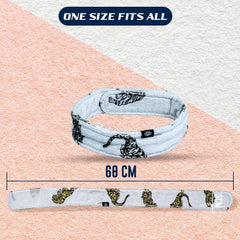 Jaguar Print Cotton Hair Wrap | Quick Dry, Absorbent Shower Cap