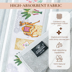 Regal 460 GSM Hand Towel Set Of 5 | Ultra Soft & Highly Absorbent Towels