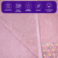 Prima Lace 100% Cotton Hand Towel Set of 2 | Ultra Soft, Highly Absorbent Luxurious Towels - Rangoli