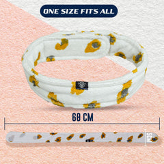 Leopard Print Cotton Hair Wrap | Quick Dry, Absorbent Shower Cap