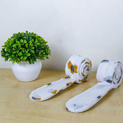 Leopard Print Cotton Hair Wrap | Quick Dry, Absorbent Shower Cap