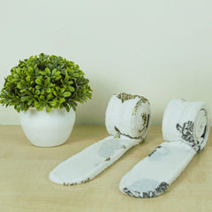 Jaguar Print Cotton Hair Wrap | Quick Dry, Absorbent Shower Cap