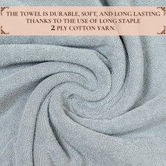 Oriental 450 GSM Hand Towel Set Of 5 | Ultra Soft & Highly Absorbent Towels