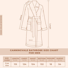 Canningvale 550 GSM Cotton Bathrobe For Men