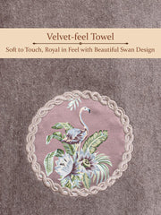 Prima Dream 100% Cotton Bath Towel (Applique Embroidery), 450 GSM