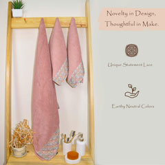 Sunshine 550 GSM Cotton Towel Set of 3 | Ultra Soft, Extra Absorbent Luxurious Towels