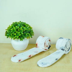 Leopard Print Cotton Hair Wrap | Quick Dry, Absorbent Shower Cap