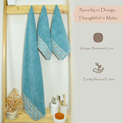 Sunshine 550 GSM Cotton Towel Set of 3 | Ultra Soft, Extra Absorbent Luxurious Towels