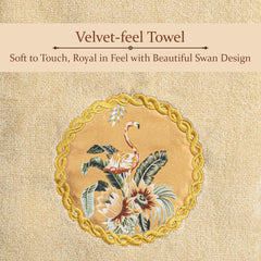 Prima Dream 100% Cotton Bath Towel (Applique Embroidery), 450 GSM