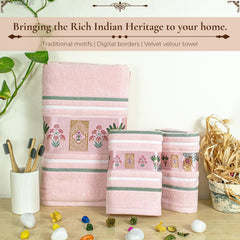 Regal 460 GSM Towel Set Of 3 | Ultra Soft & Highly Absorbent Towels