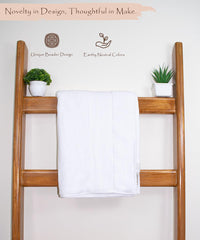 Rangoli Hygra Earthly Egyption Cotton 610 GSM Plush Oversized Bath Sheet (90 x 180 cm)