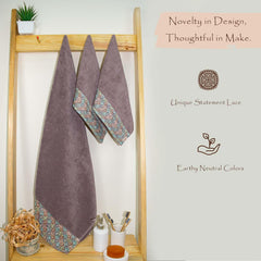 Sunshine 550 GSM Cotton Towel Set of 3 | Ultra Soft, Extra Absorbent Luxurious Towels