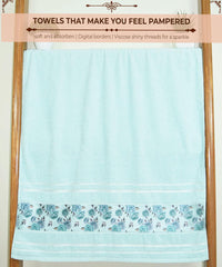 Rangoli Victoria 100% Cotton Bath Towel Set of 3 | Ultra Soft, Super Absorbent Luxurious Towels