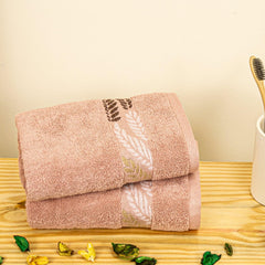 Rangoli Morgan 470 GSM 100% Cotton Towel Set of 3 (1 Bath & 2 Hand )