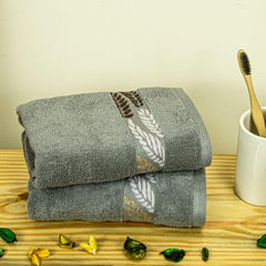 Rangoli Morgan 470 GSM 100% Cotton Towel Set of 4 (2 Bath & 2 Hand )