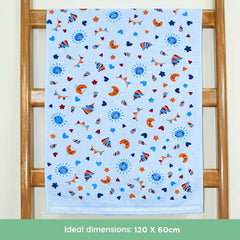 Rangoli Kids Unicorn Printed Cotton Bath Towel | Anti-Bacterial, Ultra Soft Towels for Girls and Boys, Pack of 2