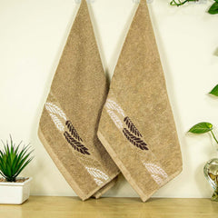 Rangoli Morgan 470 GSM 100% Cotton Towel Set of 3 (1 Bath & 2 Hand )