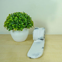 Leopard Print Cotton Hair Wrap | Quick Dry, Absorbent Shower Cap