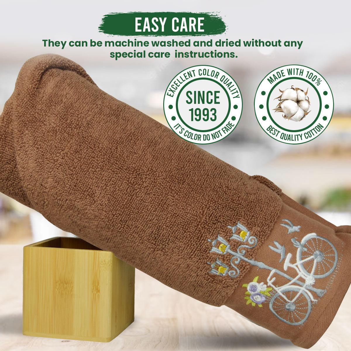 Martin 540 GSM Bath Towel | 100% Cotton - Rangoli