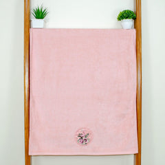 Prima Dream 100% Cotton Bath Towel (Applique Embroidery), 450 GSM