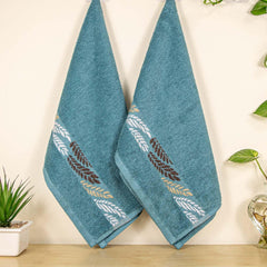 Rangoli Morgan 470 GSM 100% Cotton Towel Set of 3 (1 Bath & 2 Hand )