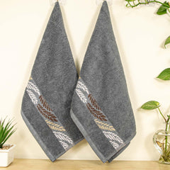 Rangoli Morgan 470 GSM 100% Cotton Towel Set of 3 (1 Bath & 2 Hand )