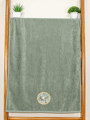 Prima Dream 100% Cotton Towel Set of 3 (Applique Embroidery), 450 GSM