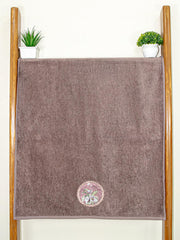 Prima Dream 100% Cotton Towel Set of 4 (Applique Embroidery), 450 GSM